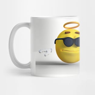 Social Distance Please Cool Funny Emoji Happy Face 2020 Mug